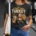 Thanksgiving Fake Cat Turkey Cat Owner Holiday T-Shirt Gifts for Her