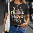 Thick Thighs Virgo Vibes August September Birthday Virgo T-Shirt Gifts for Her