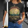 This Is My Lucky Euchre Vintage Funny Euchre Card Game Unisex T-Shirt Gifts for Her