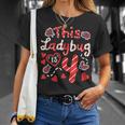 This Ladybug Is 4 Years Old 4Th Birthday Girl Family Ladybug Unisex T-Shirt Gifts for Her