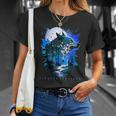 Timberwood Park Texas Vintage Wolf T-Shirt Gifts for Her