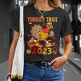 Turkey Trot 2023 Thanksgiving Turkey Running Runner Autumn T-Shirt Gifts for Her