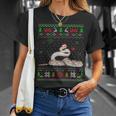 Ugly Christmas Pajama Sweater Snake Animals Lover T-Shirt Gifts for Her