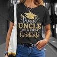 Uncle Senior 2024 Proud Uncle Of A Class Of 2024 Graduate Unisex T-Shirt Gifts for Her