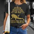 Never Underestimate An Old Diver Scuba Diving Diver T-Shirt Gifts for Her