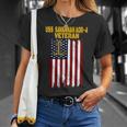 Uss Savannah Aor-4 Replenishment Oiler Ship Veterans Day T-Shirt Gifts for Her