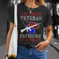 Veteran Vets Us Army Veteran Defender Of Freedom Fathers Veterans Day 5 Veterans Unisex T-Shirt Gifts for Her