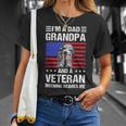 Veteran Vets Vintage Grandpa Shirts Fathers Day Im A Dad Grandpa Veteran 263 Veterans Unisex T-Shirt Gifts for Her