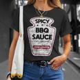 Vintage Barbecue Bbq Sauce Costume Funny Halloween Gifts Halloween Funny Gifts Unisex T-Shirt Gifts for Her