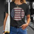 Vintage Baseball 4Th Of July Kids Boys Girls Women American Unisex T-Shirt Gifts for Her