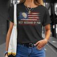 Vintage Best Husband By Par American Flag GolfGolfer Gift Unisex T-Shirt Gifts for Her