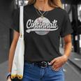 Vintage Cincinnati Graphic Funny Baseball Lover Player Retro Unisex T-Shirt Gifts for Her