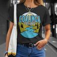 Vintage Coalinga California River Valley Souvenir Print T-Shirt Gifts for Her