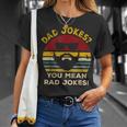Vintage Dad Jokes You Mean Rad Jokes Funny Father Day Gifts Unisex T-Shirt Gifts for Her