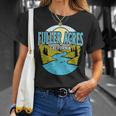 Vintage Fuller Acres California River Valley Souvenir Print T-Shirt Gifts for Her