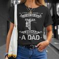 Vintage I Love More Than Being A Lineman Is Being A Dad T-shirt Gifts for Her
