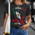 Vintage Mexico Flag 16Th September Mexican Independence Day T-Shirt Gifts for Her