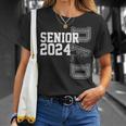Vintage Senior 2024 Class Grad Proud Dad Class Of 2024 Unisex T-Shirt Gifts for Her