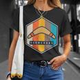 Vintage Sports Throwing Boomerang Retro Thrower T-Shirt Gifts for Her