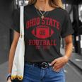 Vintage State Of Ohio Columbus Varsity Style Football Gift Unisex T-Shirt Gifts for Her