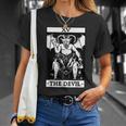 Vintage Tarot Card The Devil Card Occult Tarot T-shirt Gifts for Her