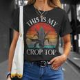 Vintage This Is My Crop Top Corn Farmer Corn Funny Gifts Unisex T-Shirt Gifts for Her