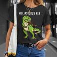 ViolinistRex Dinosaur Violin Viola Music Lover T-Shirt Gifts for Her