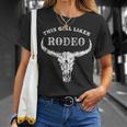 Western Country This Girl Likes Rodeo Howdy Vintage Cowgirl Unisex T-Shirt Gifts for Her