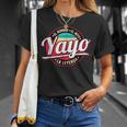 Yayo The Myth The Legend Gift Fathers Day Grandpa Man Unisex T-Shirt Gifts for Her