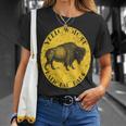 Yellowstone National Park Buffalo Vintage Distressed T-Shirt Gifts for Her