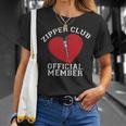 Zipper Club Open Heart Surgery Recovery Novelty T-Shirt Gifts for Her