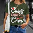 Christmas Candy Lover Xmas Candy Cane Crew T-Shirt Gifts for Her