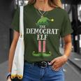 Democrat Elf Matching Family Group Christmas Party T-Shirt Gifts for Her