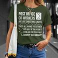 Holiday Postal Worker Christmas T-Shirt Gifts for Her