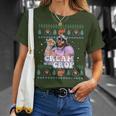 Macho-The Cream Of The Crop Wrestling Ugly Christmas T-Shirt Gifts for Her