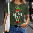 Mimi Elf Xmas Matching Family Group Christmas Party Pajama T-Shirt Gifts for Her