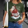 Pooping Santa Really Bad Naughty List Christmas T-Shirt Gifts for Her