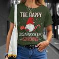 Scrapbooking Christmas Gnome Costume Matching Family T-Shirt Gifts for Her
