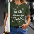 Tis The Season To Sparkle Christmas T-Shirt Gifts for Her