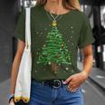 Xmas Patriotic 2Nd Amendment Gun Christmas Tree T-Shirt Gifts for Her