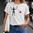 Barbary States Pirate Blackbeard's Flag Blackbeard T-Shirt Gifts for Her