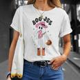 Boo-Jee Spooky Season Retro Ghost Western Halloween Boujee T-Shirt Gifts for Her