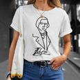Classical Music Pianist Chopin Musician Composer T-Shirt Gifts for Her
