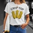 Corn Crop Top Funny Farmer Farming Corn Lover Summer Unisex T-Shirt Gifts for Her