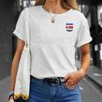 Costa Rica Soccer Fan Jersey Costa Rica Flag Football Lovers Unisex T-Shirt Gifts for Her