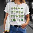 Different Types Of Tree Leaves Common Leaves Nature Lovers Unisex T-Shirt Gifts for Her