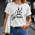 Gemini Born In May June Birthday Funny Gift Gemini Zodiac Unisex T-Shirt Gifts for Her
