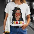Gemini Girl Locd Woman Zodiac Signs Birthday Girl Unisex T-Shirt Gifts for Her