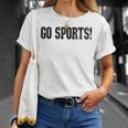 Go Sports Vintage Sports Clueless Sport Fan Go Sports T-Shirt Gifts for Her