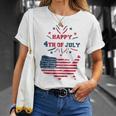 Happy 4Th Of July 2023 Patriotic American Independence-Day Unisex T-Shirt Gifts for Her